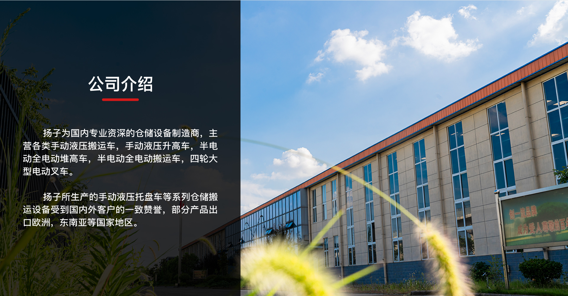 揚子叉車(chē)介紹