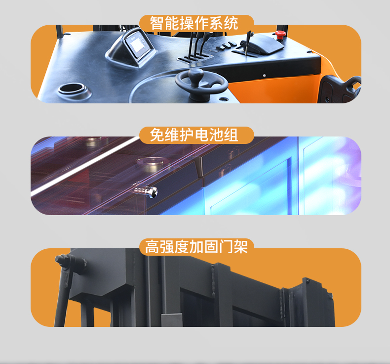 揚子堆高車(chē) CDDM三向堆垛叉車(chē)(圖5)